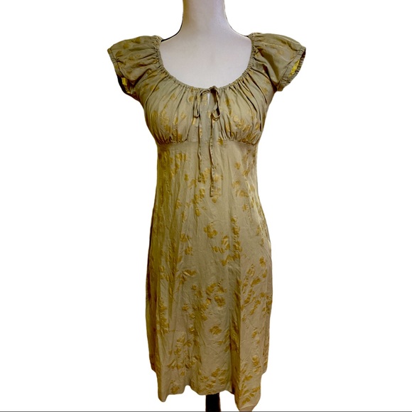 Anna Sui Dresses & Skirts - Anna Sui Green Peasant midi Dress Small